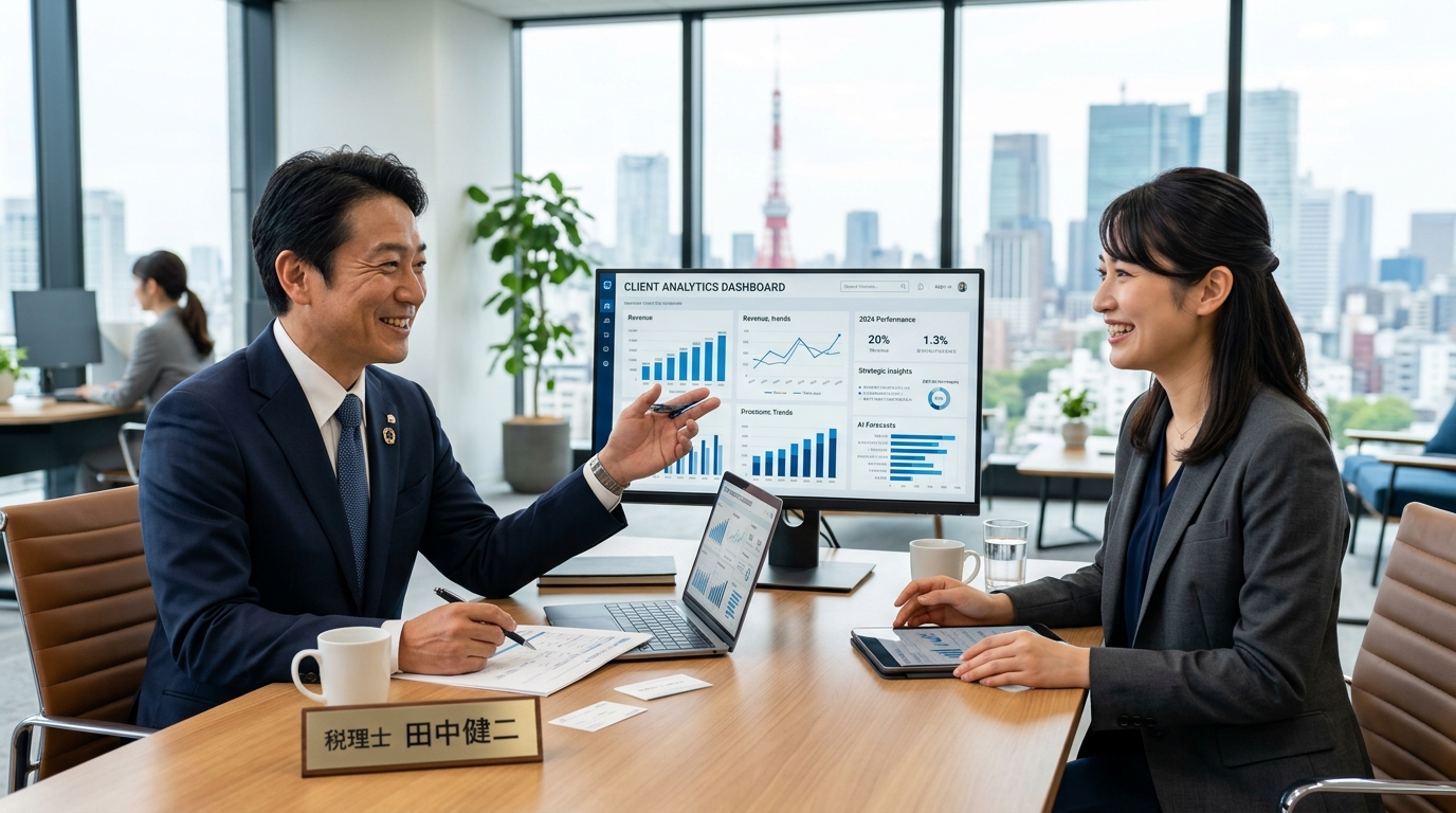 税理士・会計事務所 AI経営・顧客管理ダッシュボード