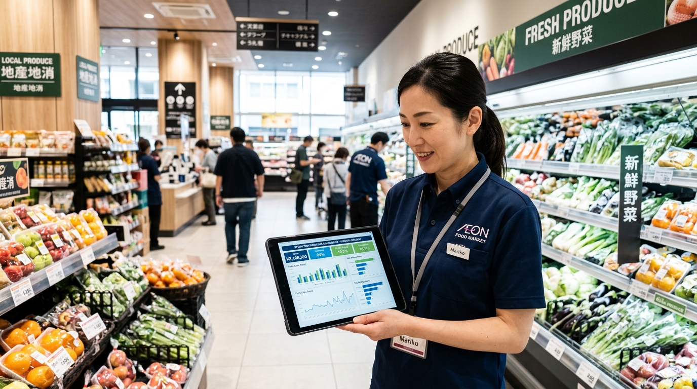 食料品販売業 AI店舗・経営管理ダッシュボード